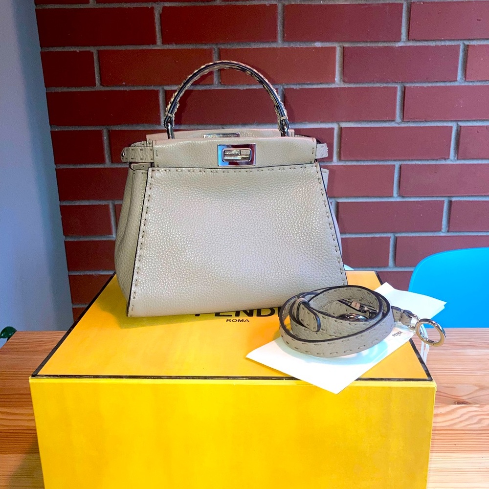 Mini Selleria Peekaboo With Python Snake Handle - image 1